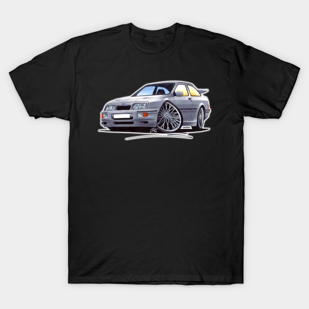 Ford Sierra Cosworth Grey T-Shirt by y30man5